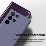 Lens Protection Liquid Silicone Case For Samsung Galaxy
