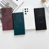 Magnetic Soft Silicone Case For Samsung Galaxy