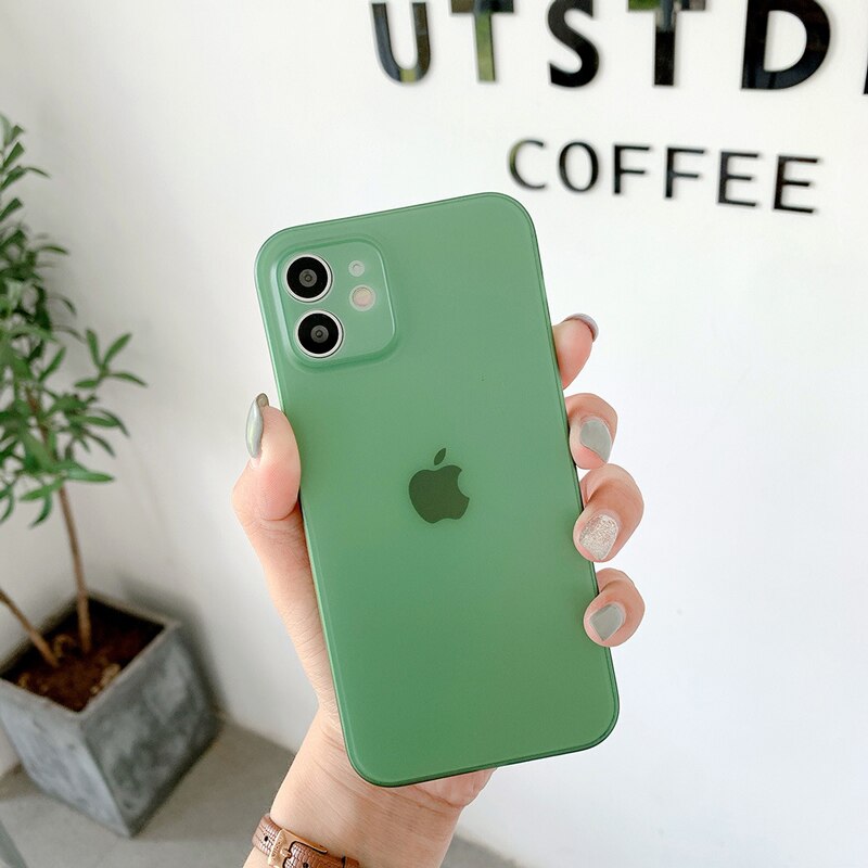 Ultra Thin Matte Translucent Hard Case For iPhone