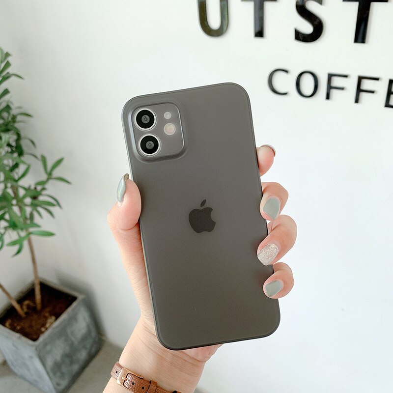 Ultra Thin Matte Translucent Hard Case For iPhone