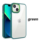 Camera Lens Protection Silicone Clear Case For iPhone