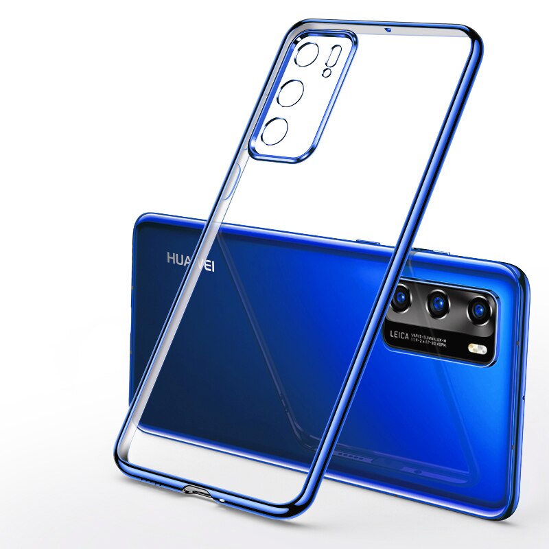 Luxury Transparent Soft Silicone Case for Huawei