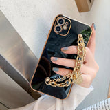 Metal Bracelet Chain Soft Case for iPhone
