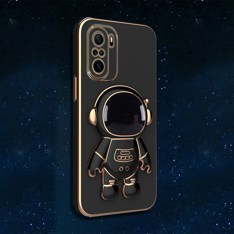 Plating Astronaut Stand Holder Case for Xiaomi Redmi