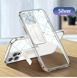 Luxury Plating Silicone Transparent Case For iPhone