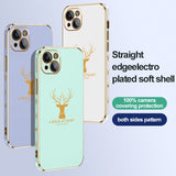 Plating Square Frame Case for iPhone