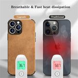 Shockproof PU Leather Case For iPhone