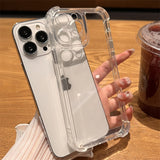 Shockproof Transparent Case For iPhone