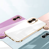 Silicone Electroplated Square Case For Xiaomi Redmi
