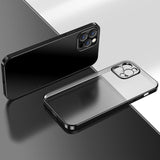 Transparent Silicone Square Case For iPhone