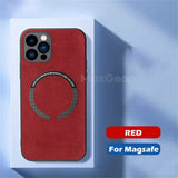 Suede Leather Soft Case for iPhone