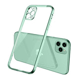 Luxury Square Silicone Phone Case For iPhone