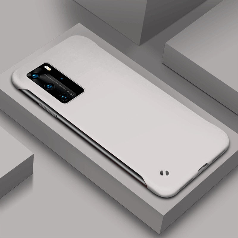 Slim Hard PC Frameless Matte Case For Huawei