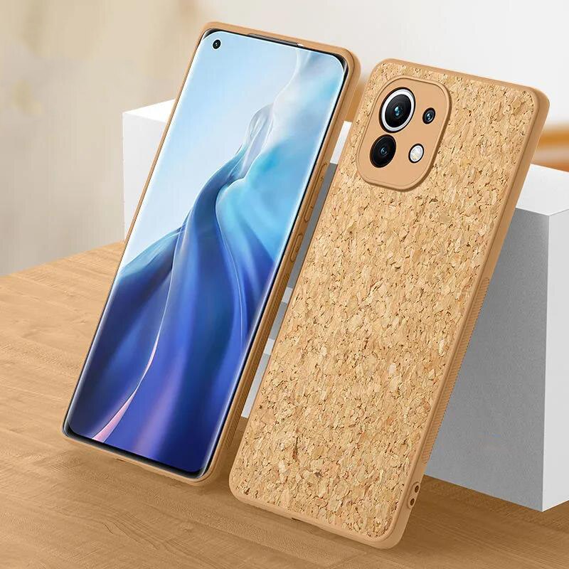 Luxury Wood Cork Cooling Case For Xiaomi Redmi