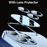 Lens Protector Transparent Silicone Case for iPhone
