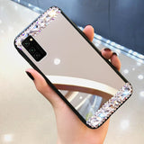 Soft Mirror Diamond Case for Huawei.
