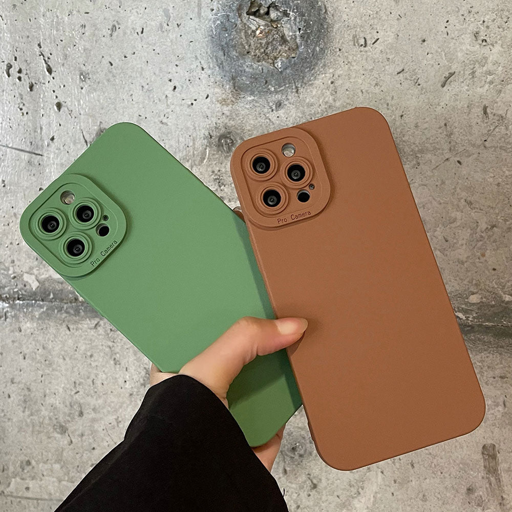 New Candy Color Silicone Phone Case for iPhone