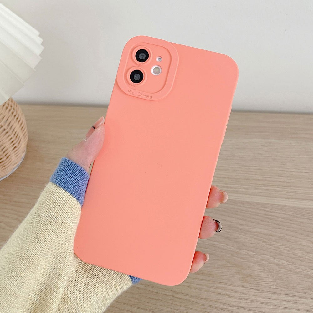 New Candy Color Silicone Phone Case for iPhone