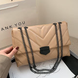 New Crossbody PU Leather Chain Bags