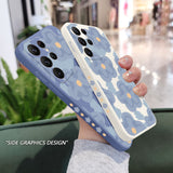 Oil Painting Flower Silicone Case For Samsung