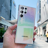 Gradient Laser Transparent Case For Samsung