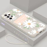 Liquid Silicone Flowers Case for Samsung