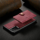 2 in 1 Magnetic Wallet Leather Case For Samsung