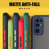 Shockproof Matte Clear Phone Case For Samsung