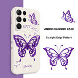 Single Butterfly Silicone Case For Samsung