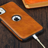 Vintage Style Leather Case For iPhone