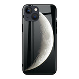 Space Moon Astronaut Tempered Glass Case For iPhone