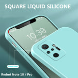 Square Liquid Silicone Case For Xiaomi