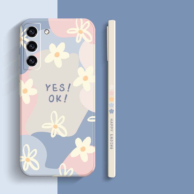 Flowers Silicone Phone Case For Samsung Galaxy