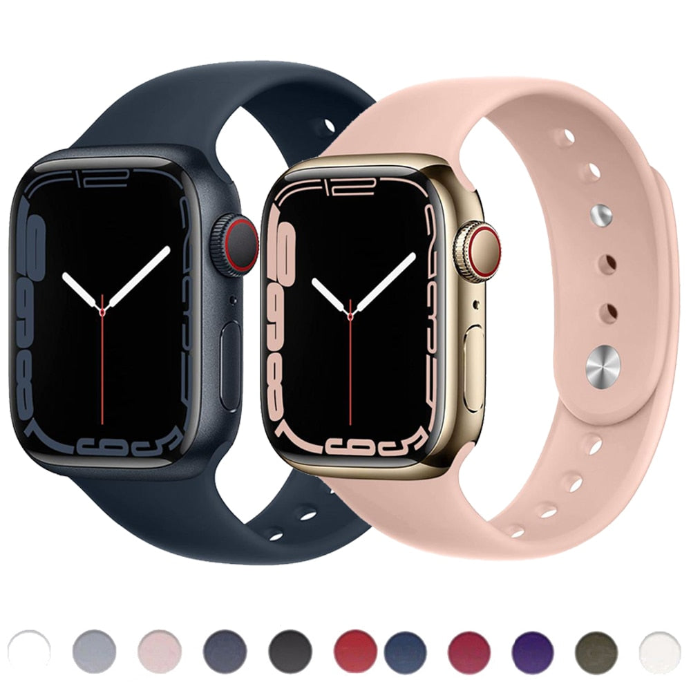 Silicone Strap Band For Apple Watch