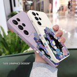 Cat Pattern Silicone Case For Samsung