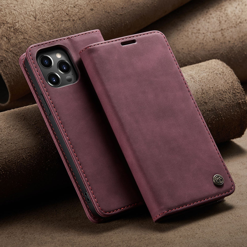 High Quality Leather Wallet Flip Case for iPhone