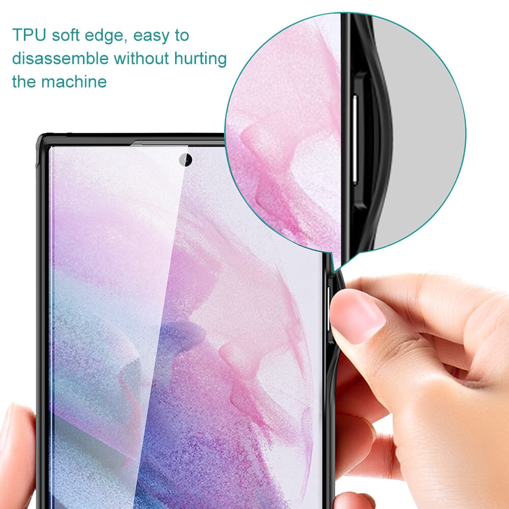 Transparent Silicone Matte Case for Samsung Galaxy