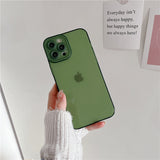 Pure Transparent Silicone Case For iPhone