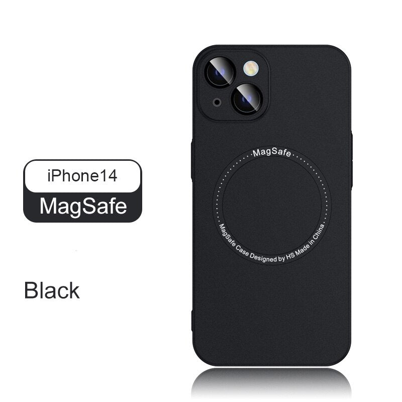 Magsafe Compatible Matte Hard Case For iPhone