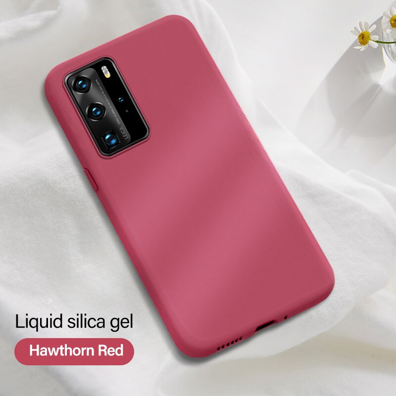 Ultra-thin Cute Liquid Silicone Case For Huawei