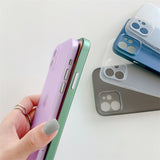 Ultra-thin Matte Clear Hard Case For iPhone