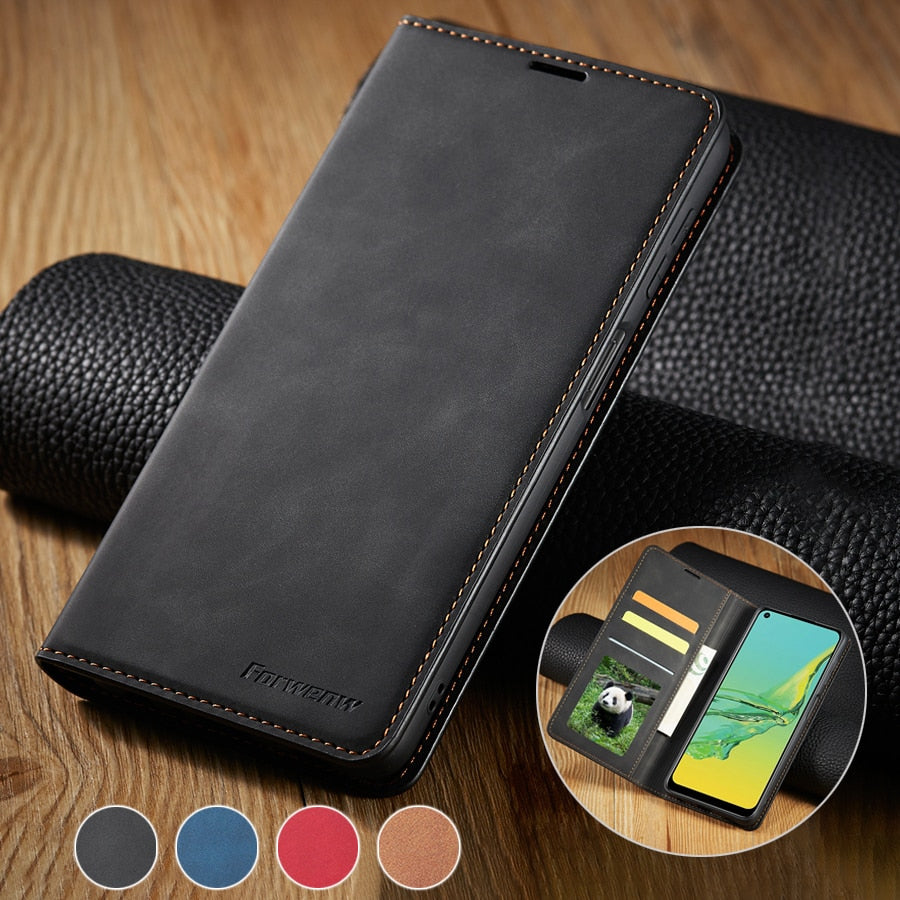 Wallet Flip Leather Case For Samsung Galaxy