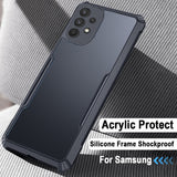 Shockproof Armor Acrylic Case For Samsung Galaxy