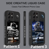 Floating Spaceman Silicone Case For Samsung