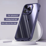Transparent Silicone Shockproof Back Cover for iPhone