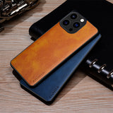 Vintage PU Leather Skin Case for iPhone